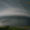 Rain-Wrapped Hook on Supercell Thunderstorm